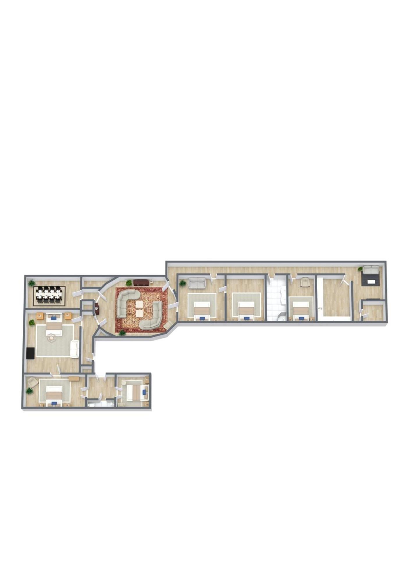 Grand Lux For 12 In Appartement *